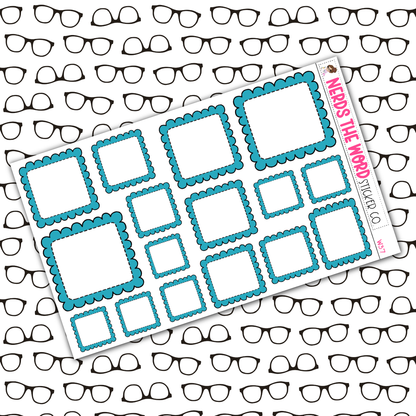 Bumpy Box Functional Planner Stickers
