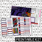 PRINTABLE - ACOTAR Monthly, Weekly and or Journaling Sticker Kit