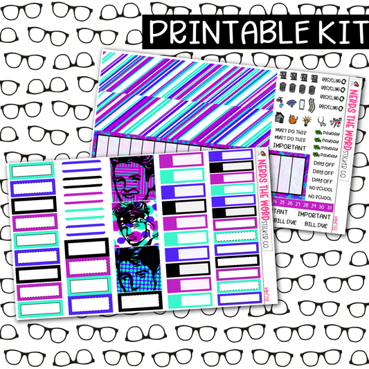 PRINTABLE Right Stuff Monthly Kit - Choose your Size