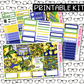 PRINTABLE Lemonade Weekly Kit - Choose your Size