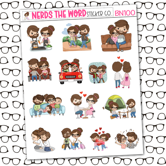Bill & Nora Favorites Sticker Sheet