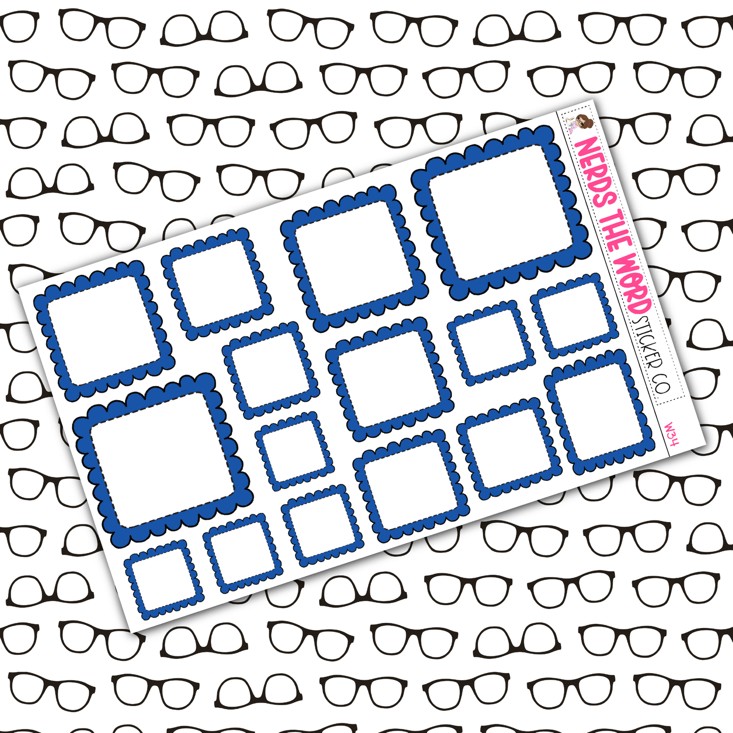 Bumpy Box Functional Planner Stickers