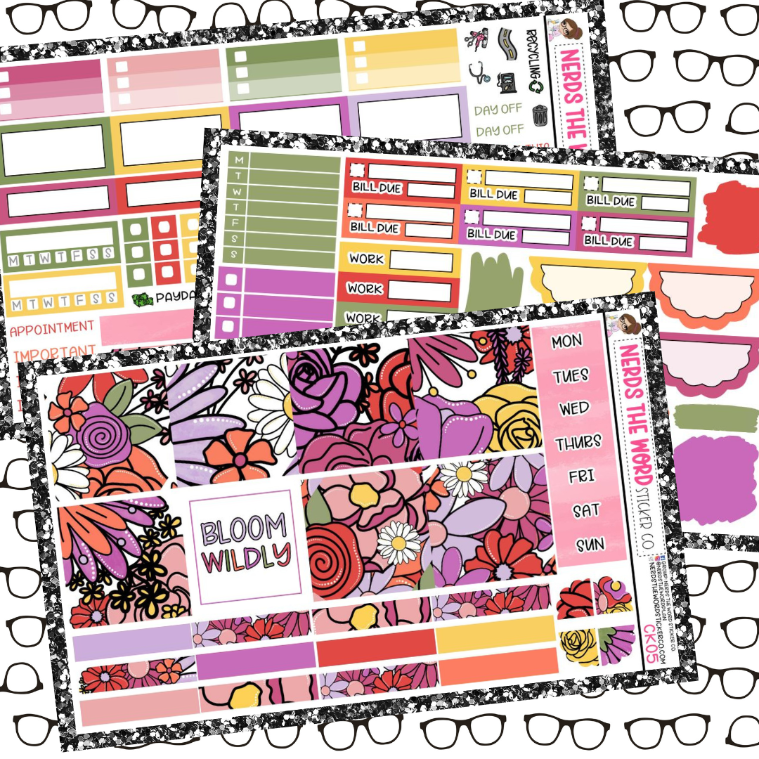 Bloom Wildly Weekly Planner Kit