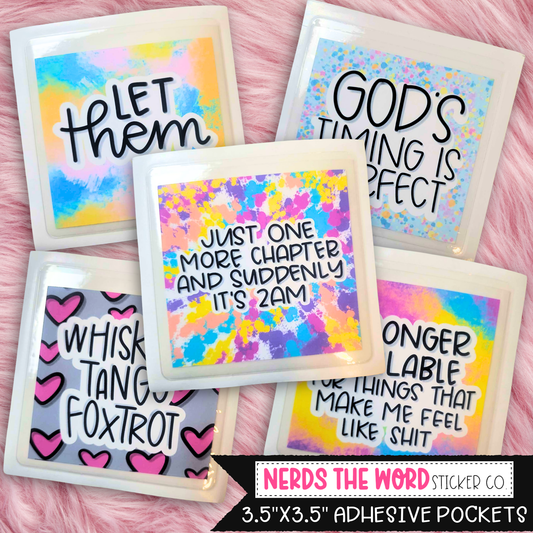 Adhesive Pocket - You Choose