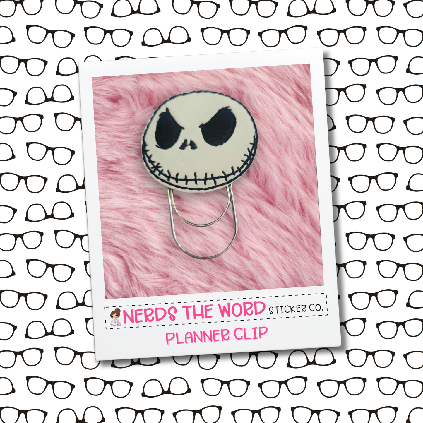 Jack - Glow in the Dark Planner Paper Clip – Nerds The Word Sticker Co.