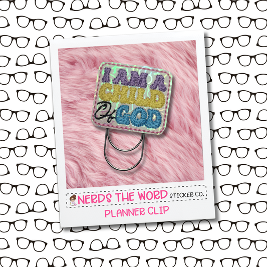 I Am A Child Of God Paper Clip