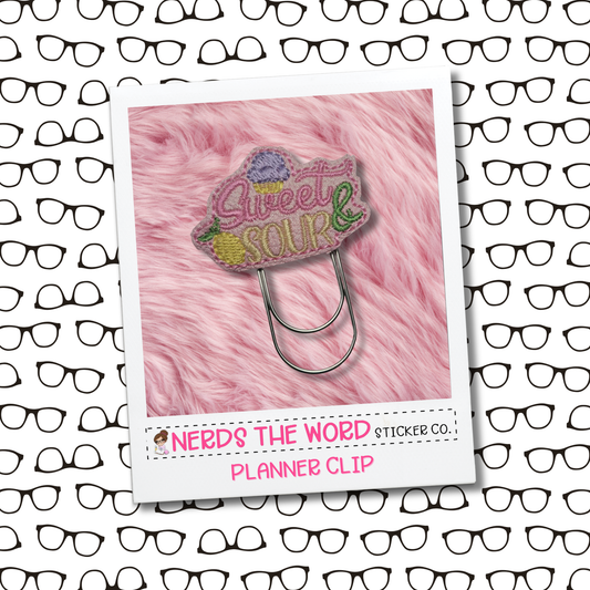 Sweet & Sour Planner Clip