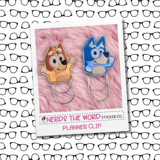 Dog Friends Planner Paper Clip