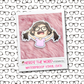 Nora Pulling Hair Out - Vinyl Waterproof Sticker