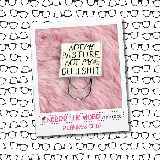 Bullshit Pasture Planner Paper Clip