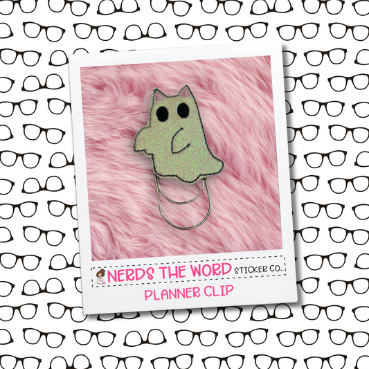 Kitty Ghost Planner Paper Clip