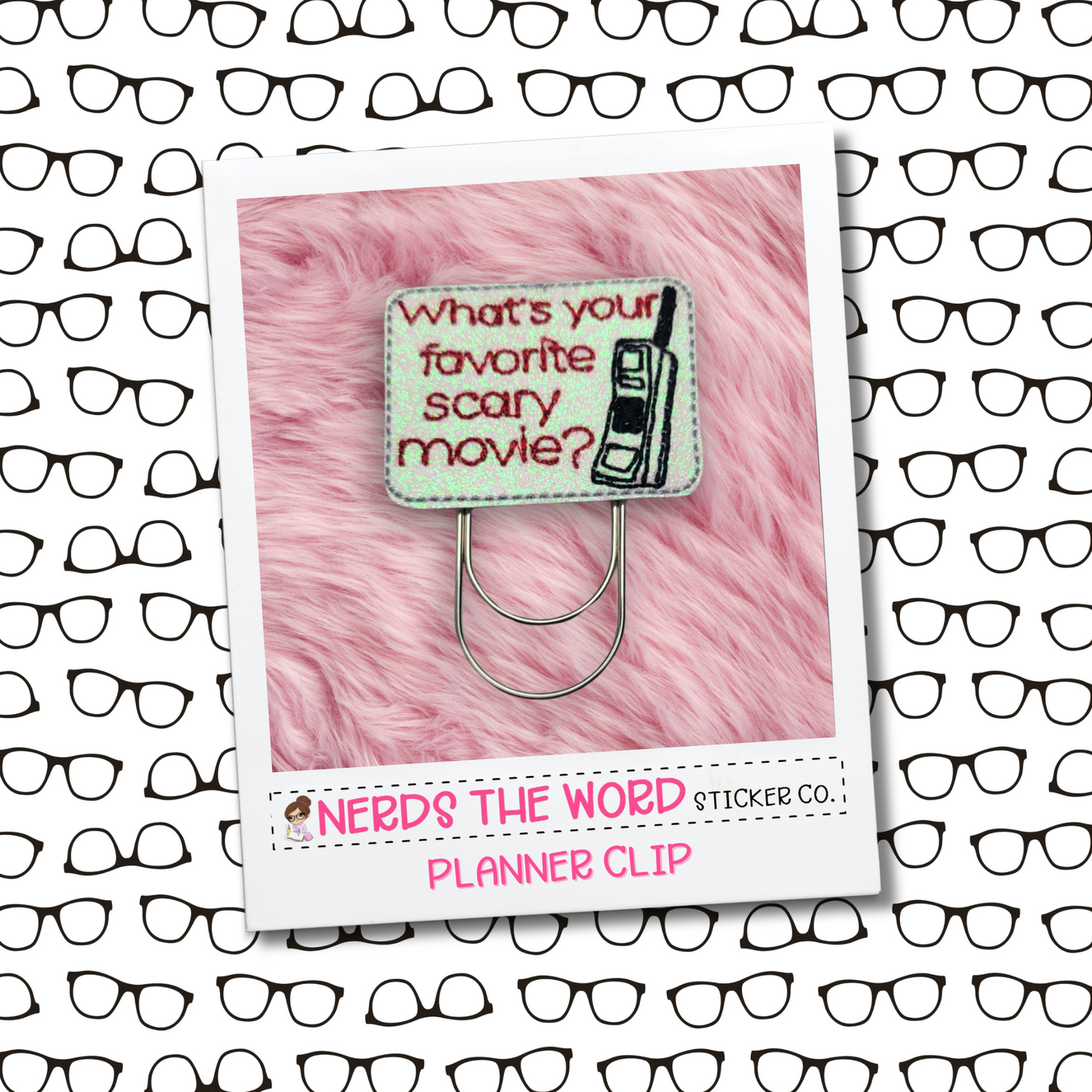 Favorite Scary Movie Planner Paper Clip