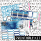 PRINTABLE - Winter Bots Monthly, Weekly and or Journaling Sticker Kit