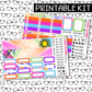 PRINTABLE Water Park Monthly Kit - Choose your Size