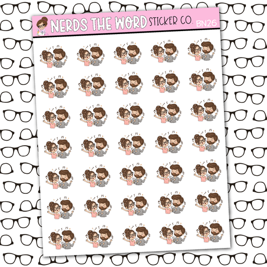 Bill & Nora Karaoke Sticker Sheet