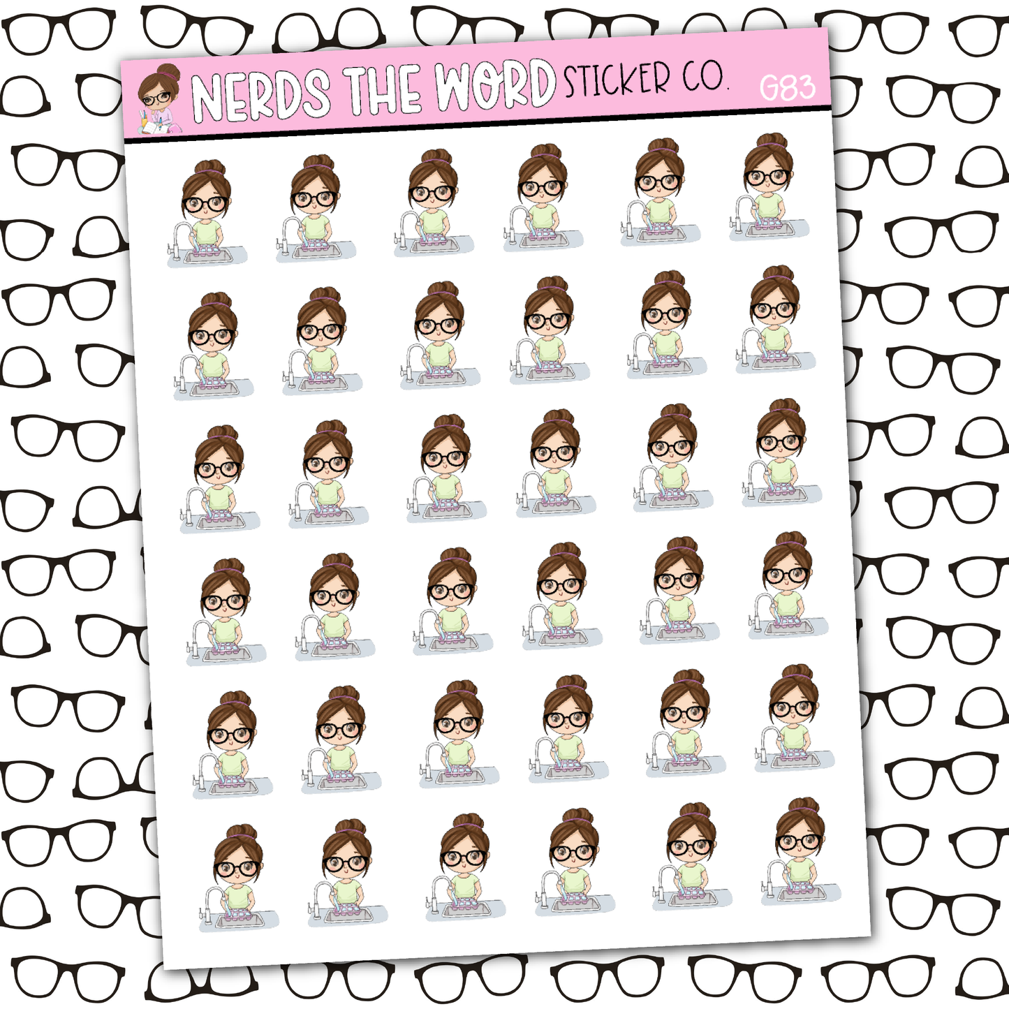 Nora Making Ice Sticker Sheet