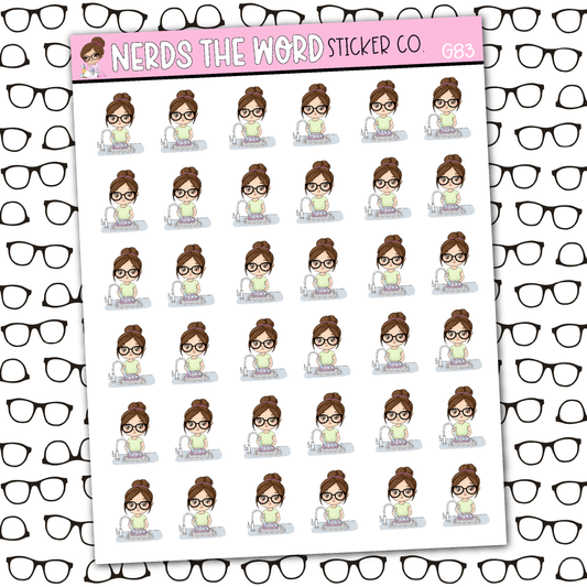 Nora Making Ice Sticker Sheet