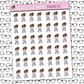 Nora Exercise Bike Sticker Sheet