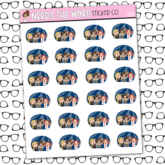 Nora & Friends Concert Sticker Sheet