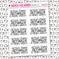 Train Wreck Sticker Sheet