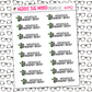 Monthly Budget Reset Sticker Sheet