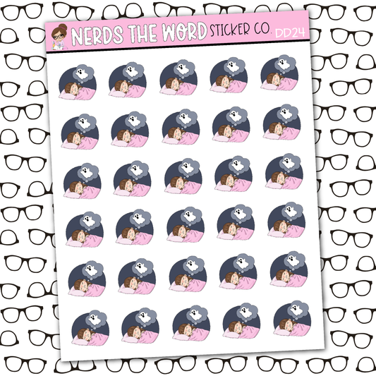 DeeDee Bad Dreams Sticker Sheet