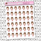 DeeDee Basketball Sticker Sheet