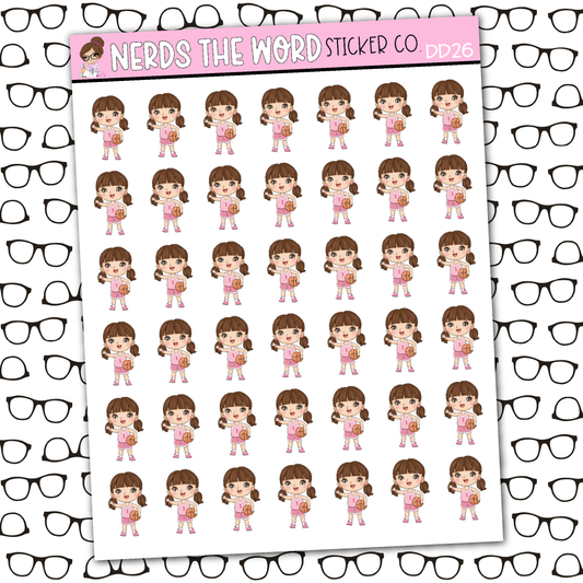 DeeDee Basketball Sticker Sheet