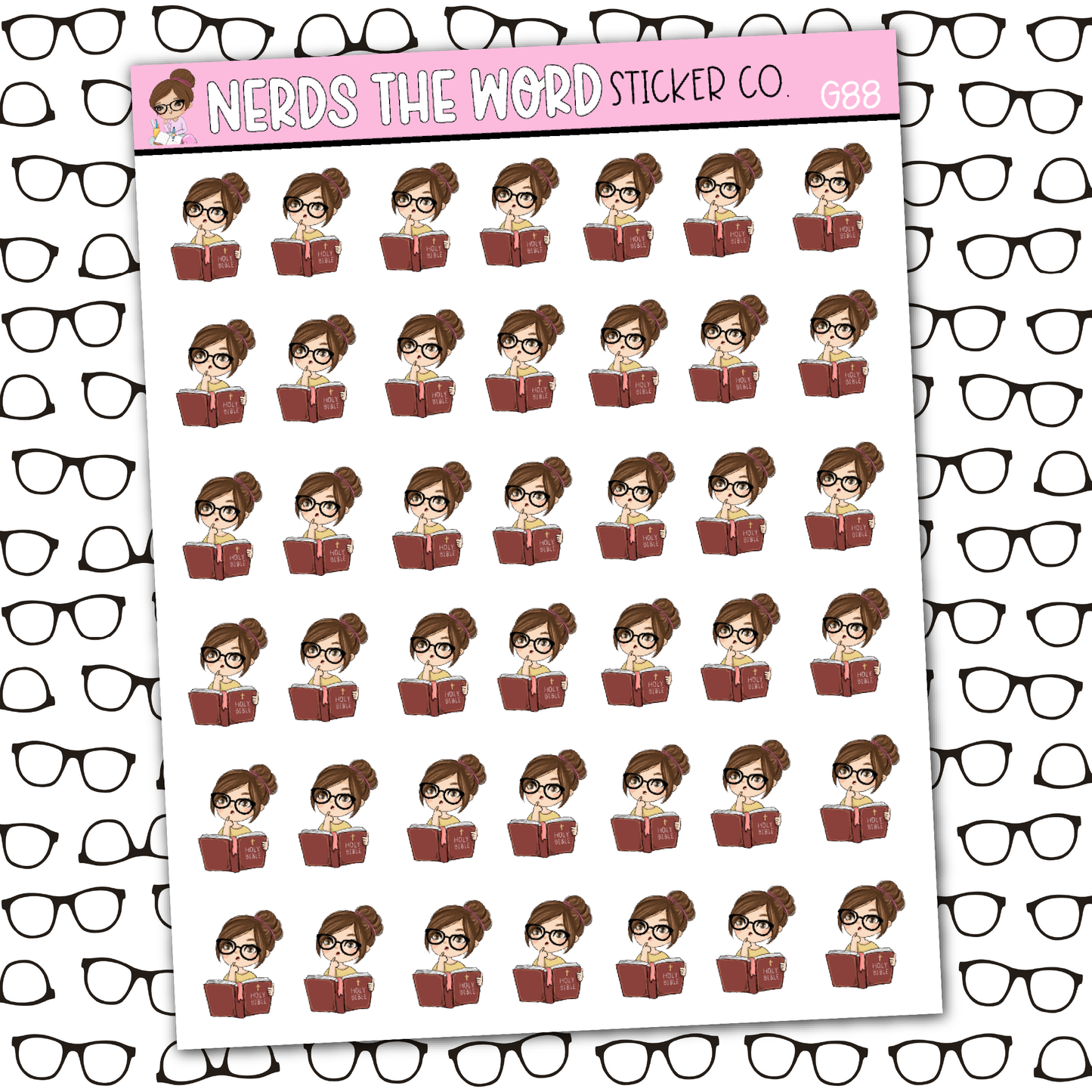 Nora Bible Study Sticker Sheet