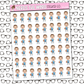 PJ Basketball Sticker Sheet