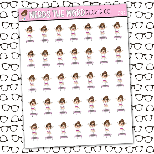 Nora Trampoline Sticker Sheet