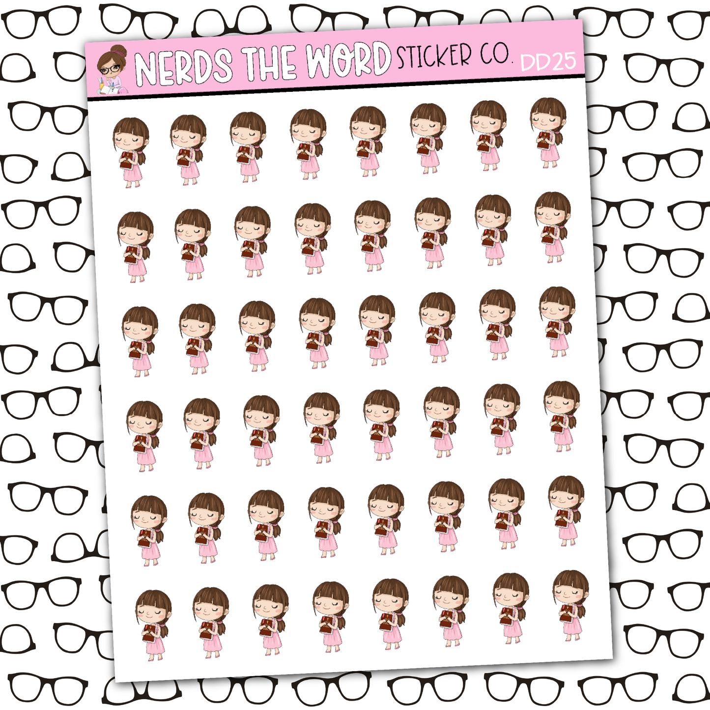 DeeDee Sunday School Sticker Sheet