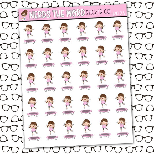 DeeDee Trampoline Sticker Sheet