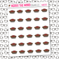 Pie Icon Sticker Sheet