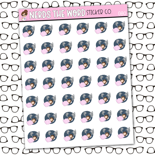 Nora Bad Dreams Sticker Sheet