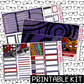 PRINTABLE - ACOTAR Monthly, Weekly and or Journaling Sticker Kit