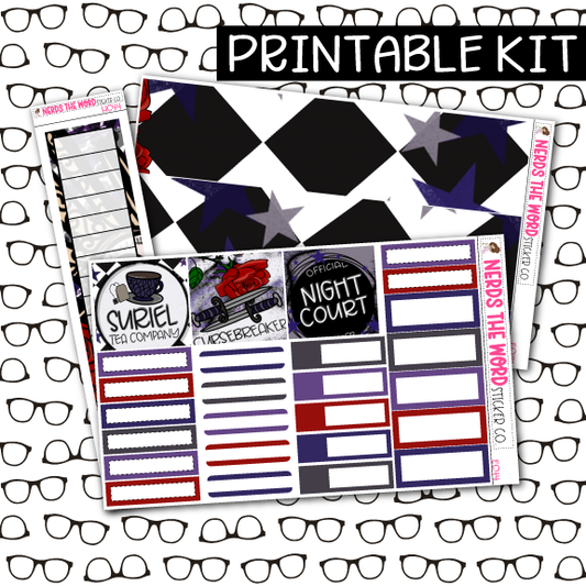 PRINTABLE ACOTAR Monthly Kit - Choose your Size