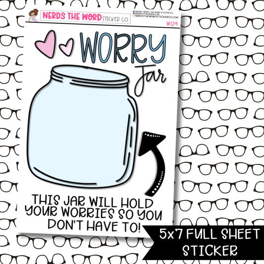Worry Jar Sticker Sheet