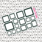 Bumpy Box Functional Planner Stickers