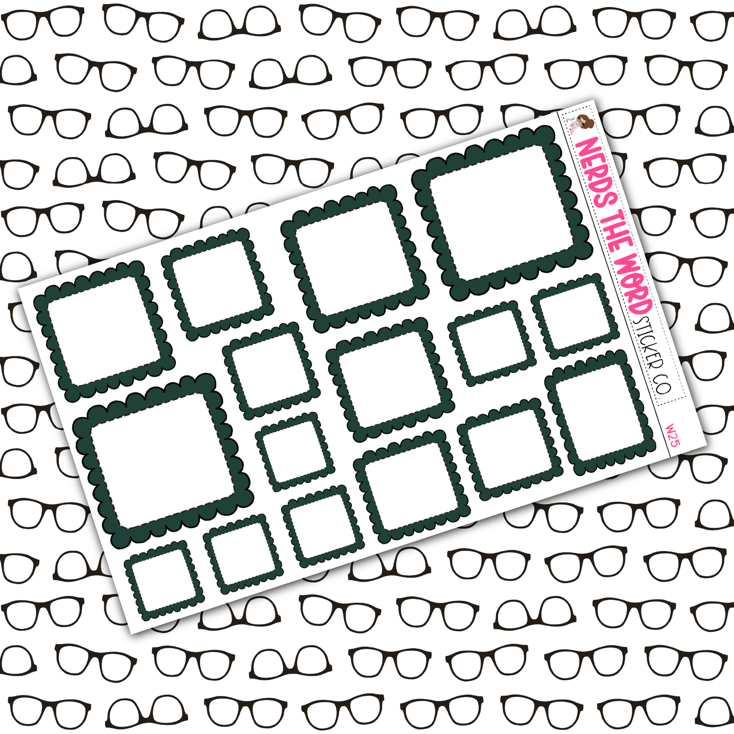 Bumpy Box Functional Planner Stickers