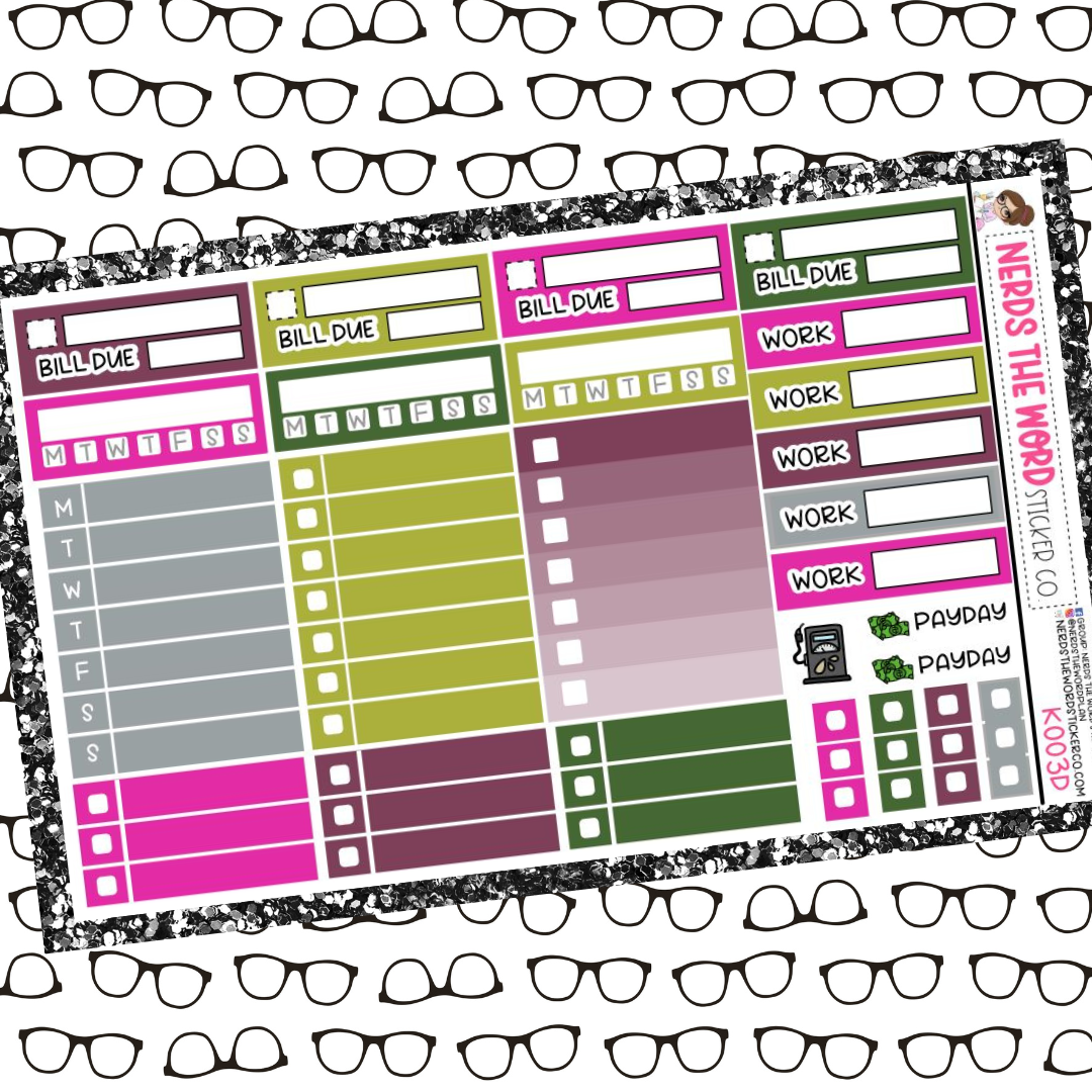 Lucky You Weekly Planner Kit
