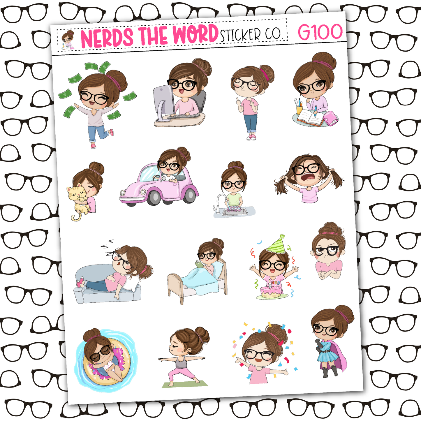 Nora Favorites Sticker Sheet