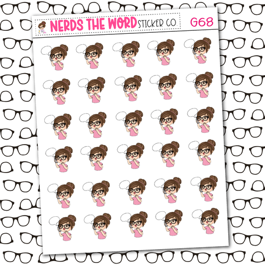 Nora Phone Sticker Sheet