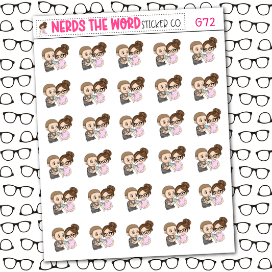 Nora Tattoo Sticker Sheet