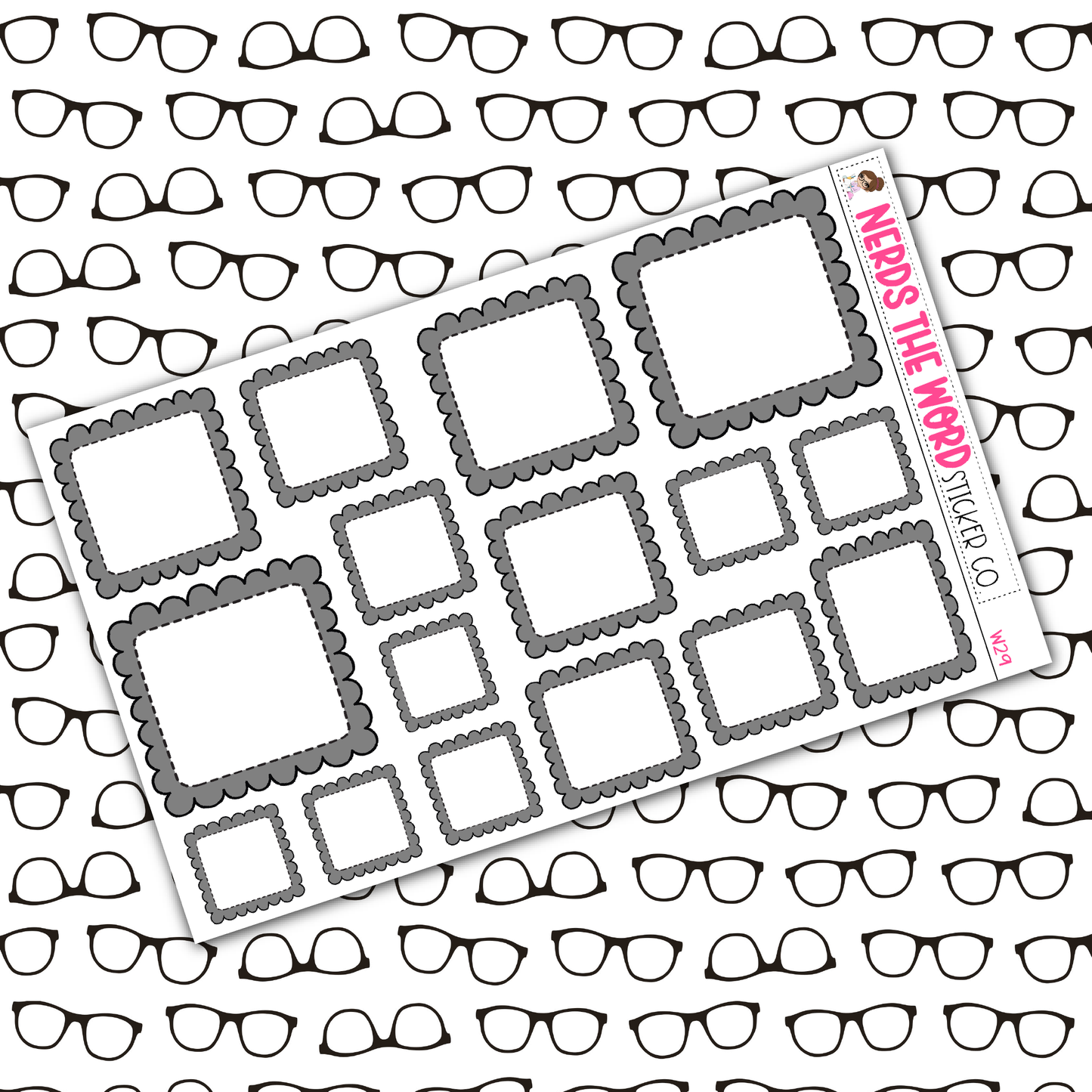 Bumpy Box Functional Planner Stickers