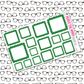 Bumpy Box Functional Planner Stickers