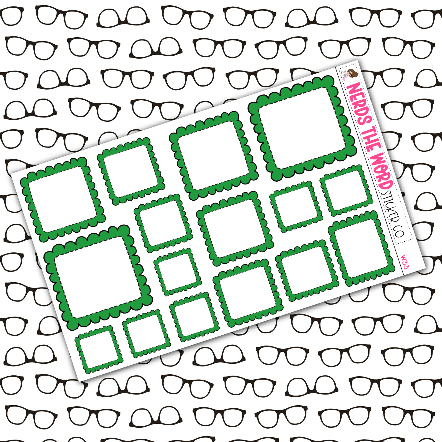 Bumpy Box Functional Planner Stickers