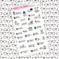 Christmas Bucket List Sticker Sheet