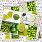 Lime Planner Stickers Just Boxes