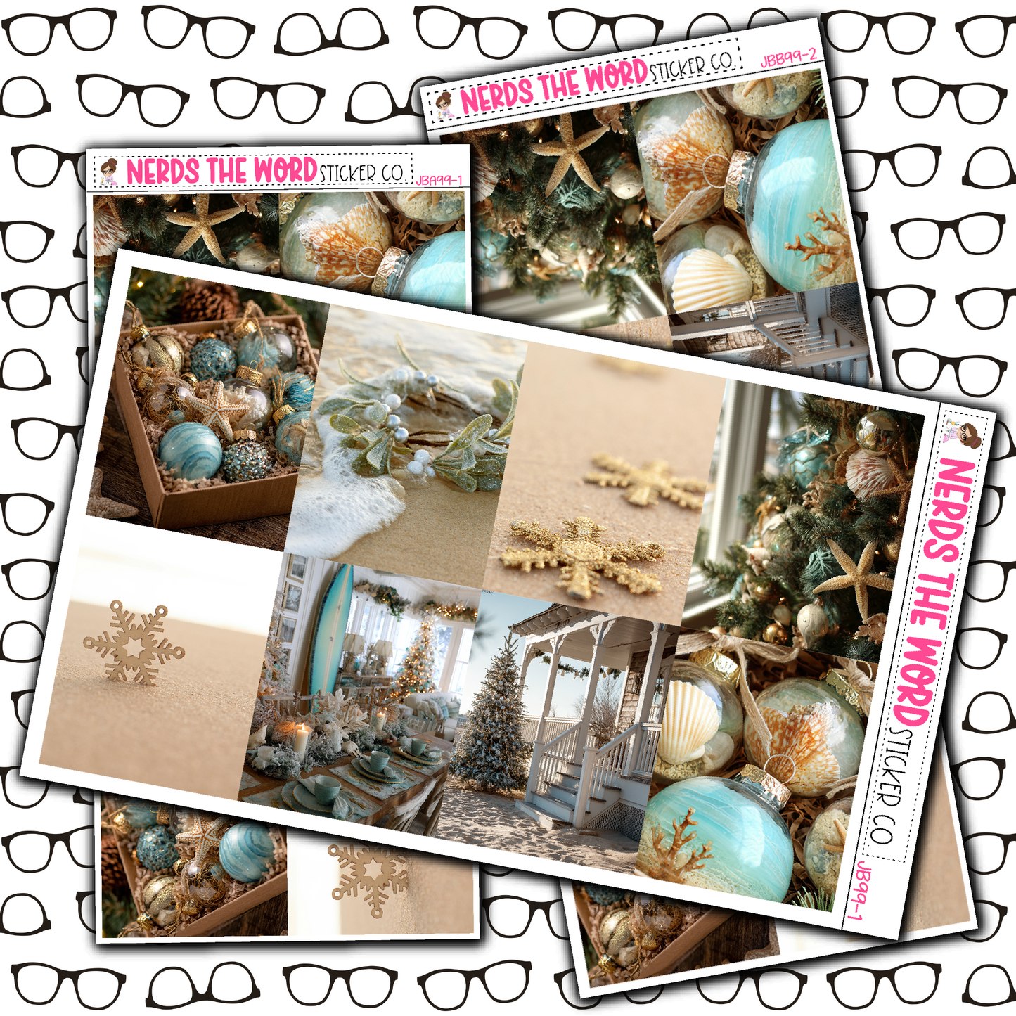 Beachy Christmas Just Boxes with Kit Option